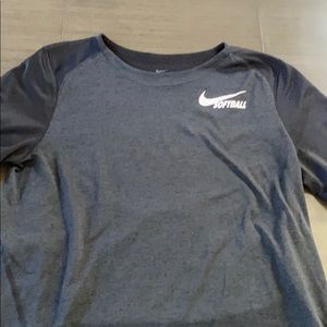 Nike Dri-Fit softball tee. Size small. Like new